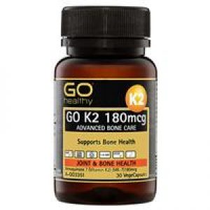 GO Healthy K2 180mcg 30 Vege Capsules