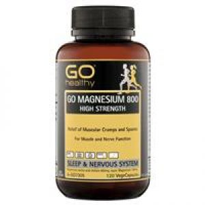 GO Healthy Magnesium 800 120 Vege Capsules