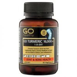 GO Healthy Turmeric 16000+ 1 A Day 60 Capsules