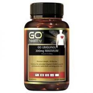 Go Healthy Ubiquinol 300mg Maximum 30 Soft Capsules Exclusive Size