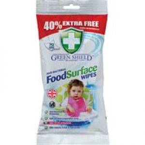 Green Shield Food and Surface Wipes 70 Pack