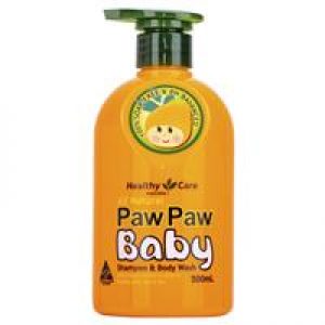 Healthy Care All Natural Paw Paw Baby Shampoo Wash 500ml