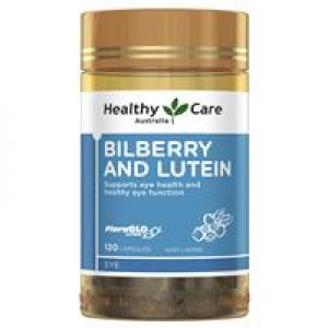 Healthy Care Bilberry & Lutein 120 Capsules