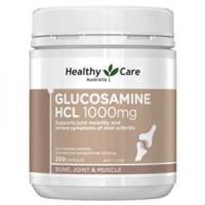 Healthy Care Glucosamine HCL 1000mg 200 Capsules