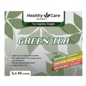 Healthy Care Green Tea Energy Drink Assorted 3g X 60 Powder Sachets