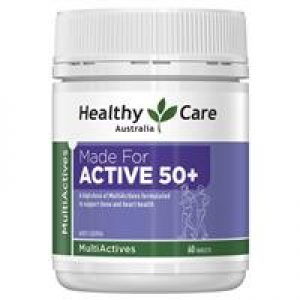 Healthy Care Multi Actives Made for Active 50+ 60 Tablets