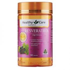 Healthy Care Resveratrol 180 Capsules