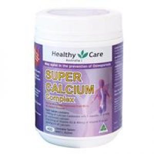 Healthy Care Super Calcium Complex 400 Chewable Tablets