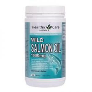 Healthy Care Wild Salmon Oil 1000mg 500 Capsules