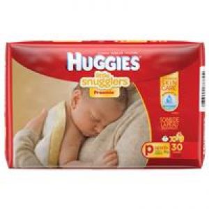 Huggies Little Snugglers Preemie Nappies 30 Pack