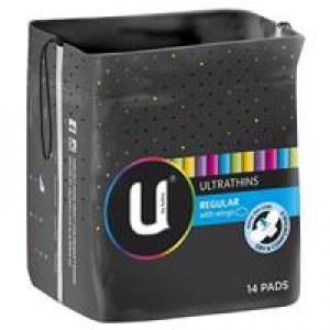 Kotex U Ultra Thin Wings Regular 14