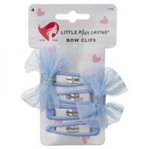 Lady Jayne Little Miss Bow Clips 4 Pack