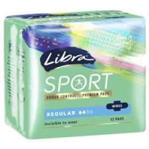 Libra Pads Sport Reg Wing 12 Pack