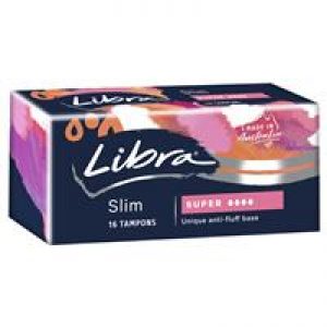 Libra Tampons Tapered Design Super 16