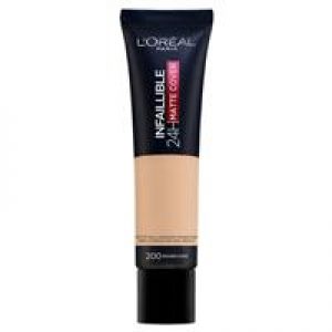 L'Oreal Infallible 24 Hour Matte Foundation 200 Golden Sand