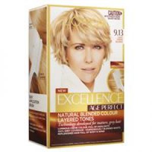 L'Oreal Paris Excellence Age Perfect Permananent Hair Colour - 9.13 Light Creme Blonde (Natural Blended Colour)