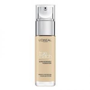 L'Oreal True Match Foundation 1W Golden Ivory 30ml