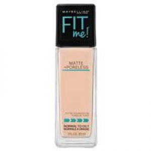 Maybelline Fit Me Matte & Poreless Mattifying Liquid Foundation - Classic Ivory 120