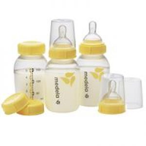 Medela Breastmilk Bottle 150ml with Wide Base Teat 3 Pack