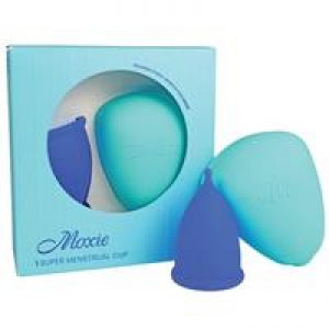 Moxie Menstrual Cup with Purse-worthy Pod Super