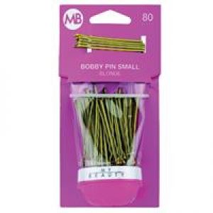 My Beauty Hair Small Bobby Pins 80 Pack Blonde