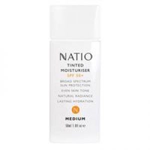 Natio Tinted Moisturiser SPF 50+ Medium Online Only