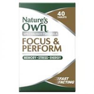 Nature's Own Focus & Perform 40 Tablets