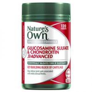 Nature's Own Glucosamine Sulfate & Chondroitin Advanced 120 Tablets