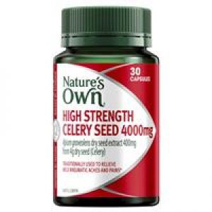 Nature's Own High Strength Celery Seed 4000mg 30 Capsules