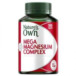 Nature's Own Mega Magnesium Complex 100 Tablets