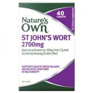 Nature's Own St Johns Wort 2700mg 40 Tablets