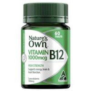 Nature's Own Vitamin B12 1000mcg 60 Tablets