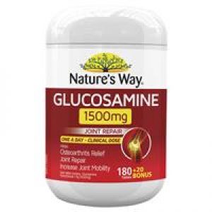 Nature's Way Glucosamine 1500mg 180 + 20 Bonus Tablets