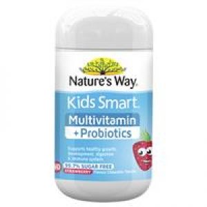 Nature's Way Kids Smart Multi + Probiotics 50 Tablets