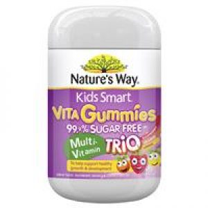 Nature's Way Kids Smart Vita Gummies Sugar Free Multi-Vitamin Trio 150 Pastilles
