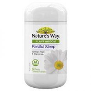 Nature's Way Plant Wisdom Restful Sleep 60 Tablets