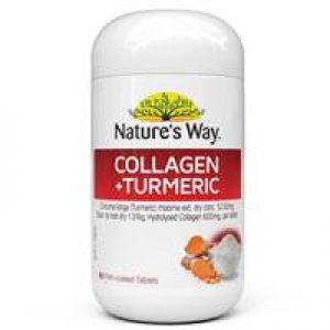 Nature's Way Superfoods Collagen Plus Turmeric 60 Tablets