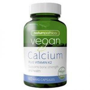 Naturopathica Vegan Calcium Plus Vitamin K2 60 Capsules