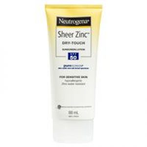 Neutrogena Sheer Zinc Body Dry-Touch Sunscreen Lotion 88mL