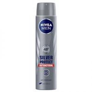 Nivea For Men Deodorant Aerosol Silver Protect 250ml