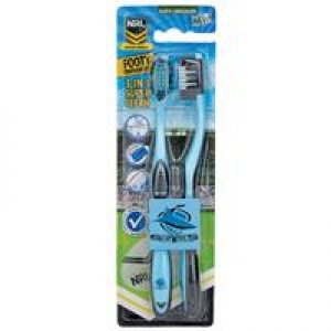 NRL Toothbrush Cronulla Sharks 2 Pack