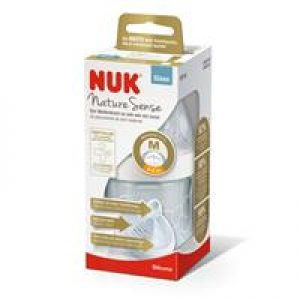 Nuk Nature Sense Glass Bottle 120ml Online Only