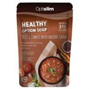 Optislim Healthy Option Soup Beef & Tomato with Ancient Grain 300g