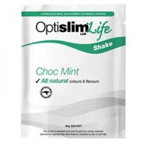 OptiSlim Life Shake Choc Mint 50g Sachet