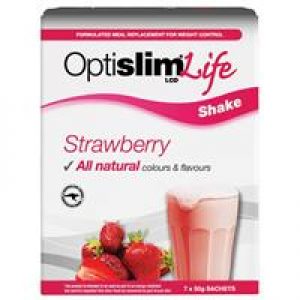 OptiSlim Life Shake Strawberry 50g x 7