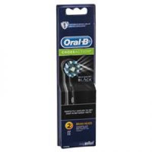 Oral B Cross Action Black Refills 2 Pack