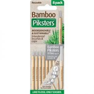 Piksters Bamboo Inter Brush 8 Pack Size 0 Online Only