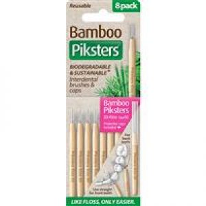 Piksters Bamboo Inter Brush 8 Pack Size 00 Online Only