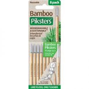 Piksters Bamboo Inter Brush 8 Pack Size 6 Online Only