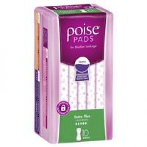 Poise Pad Extra Plus 10